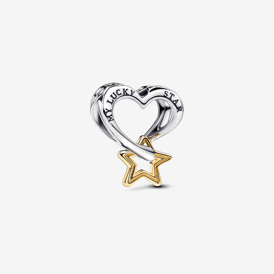 Lucky Star and Heart Charm