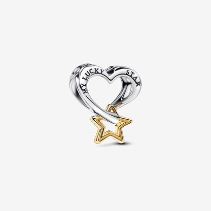 Lucky Star and Heart Charm