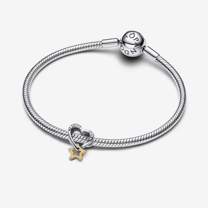Lucky Star and Heart Charm