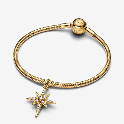 Sparkling North Star Dangle Charm