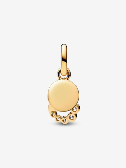 Hook Double Dangle Charm Gold Plating