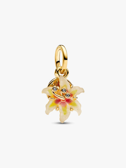 Disney Tangled Sundrop Flower Glow-in-the-dark Charm Gold-Plated