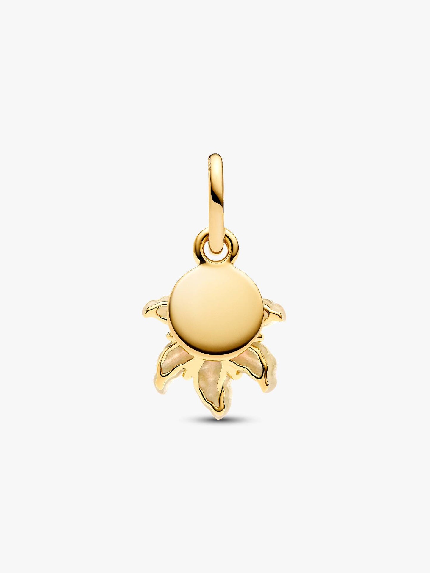 Disney Tangled Sundrop Flower Glow-in-the-dark Charm Gold-Plated