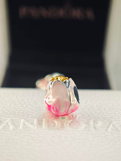 Pink Tulip Charm