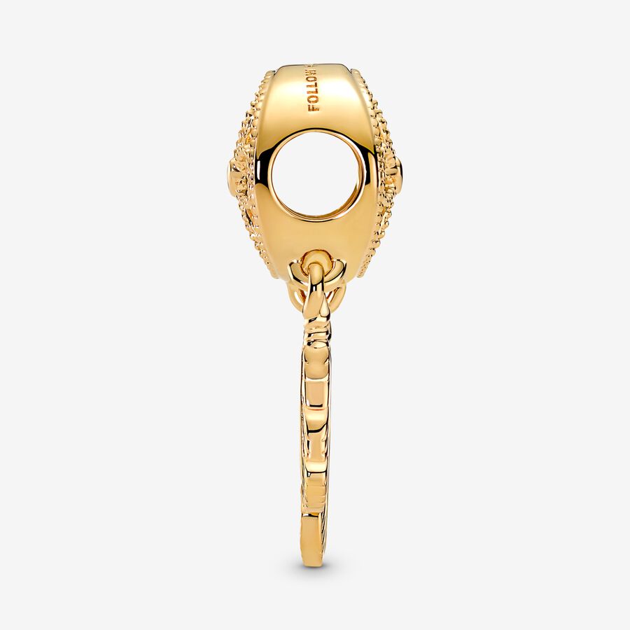 Gold Spiritual Dreamcatcher Charm