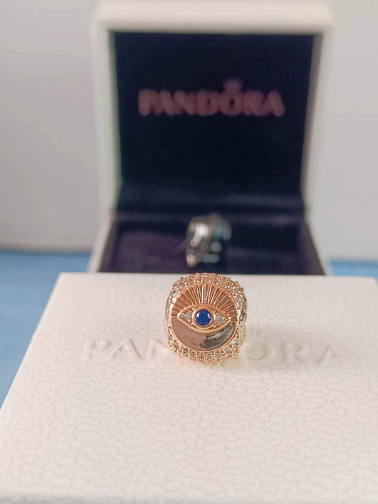 Hamsa, All-seeing Eye &amp; Feather Three-sided Charm 