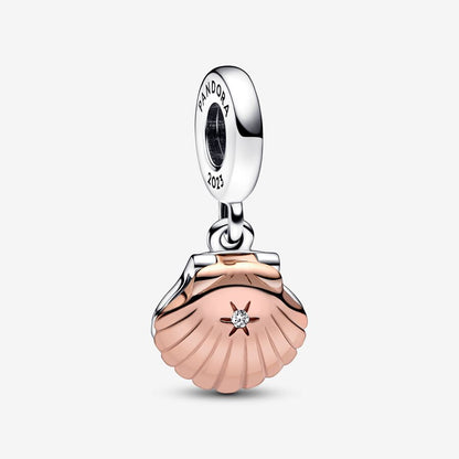 Club 2023 Sea Shell & Treated Freshwater Cultured Pearl Dangle Charm