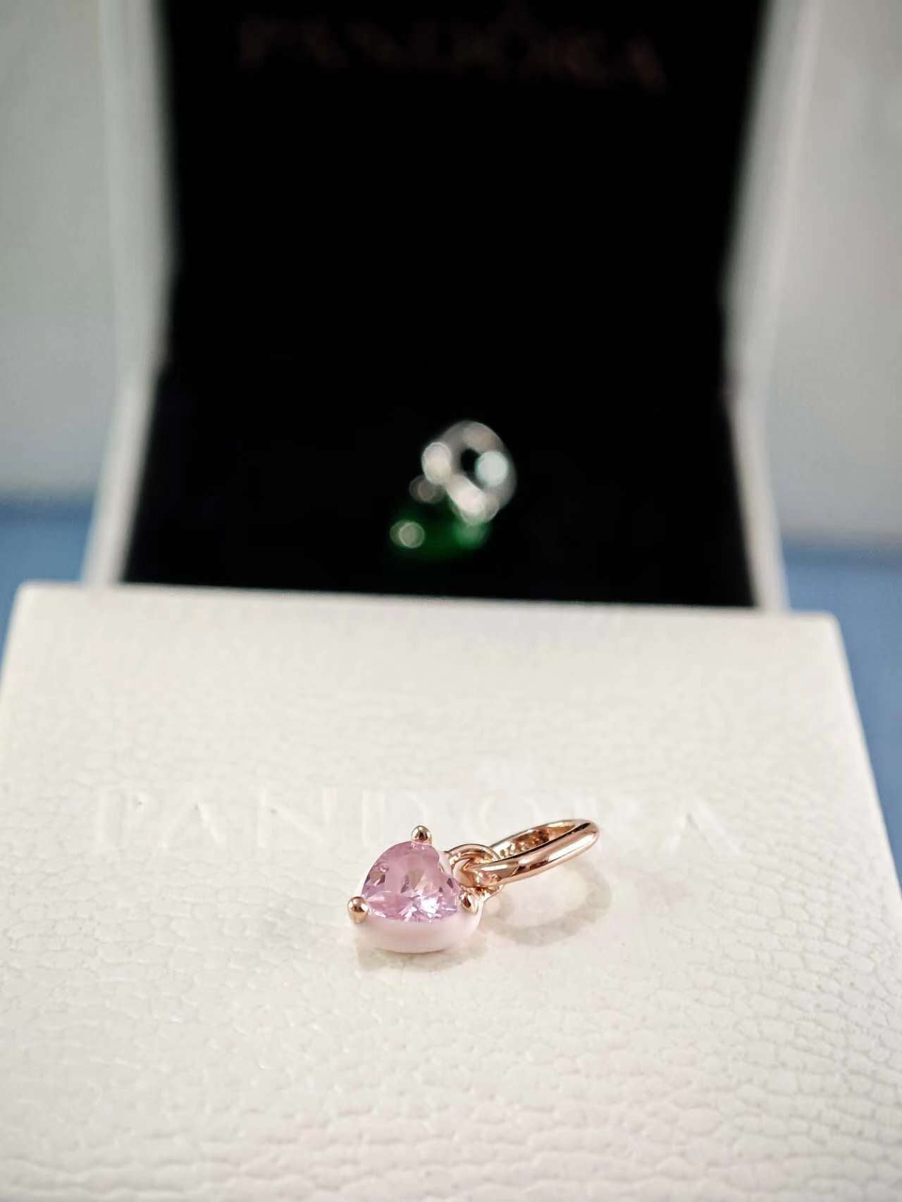 ME Pink Chakra Heart Mini Dangle Charm