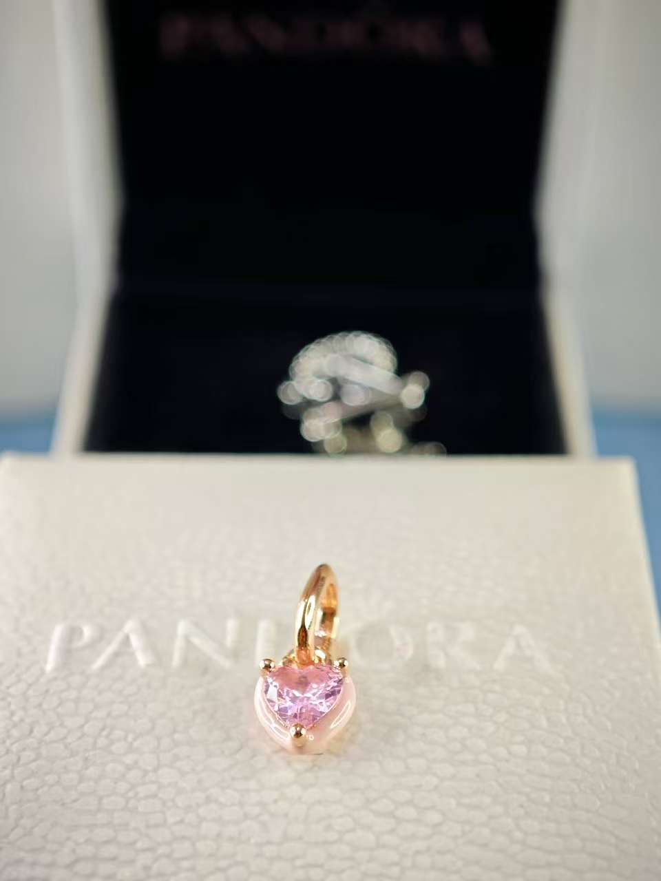 ME Pink Chakra Heart Mini Dangle Charm