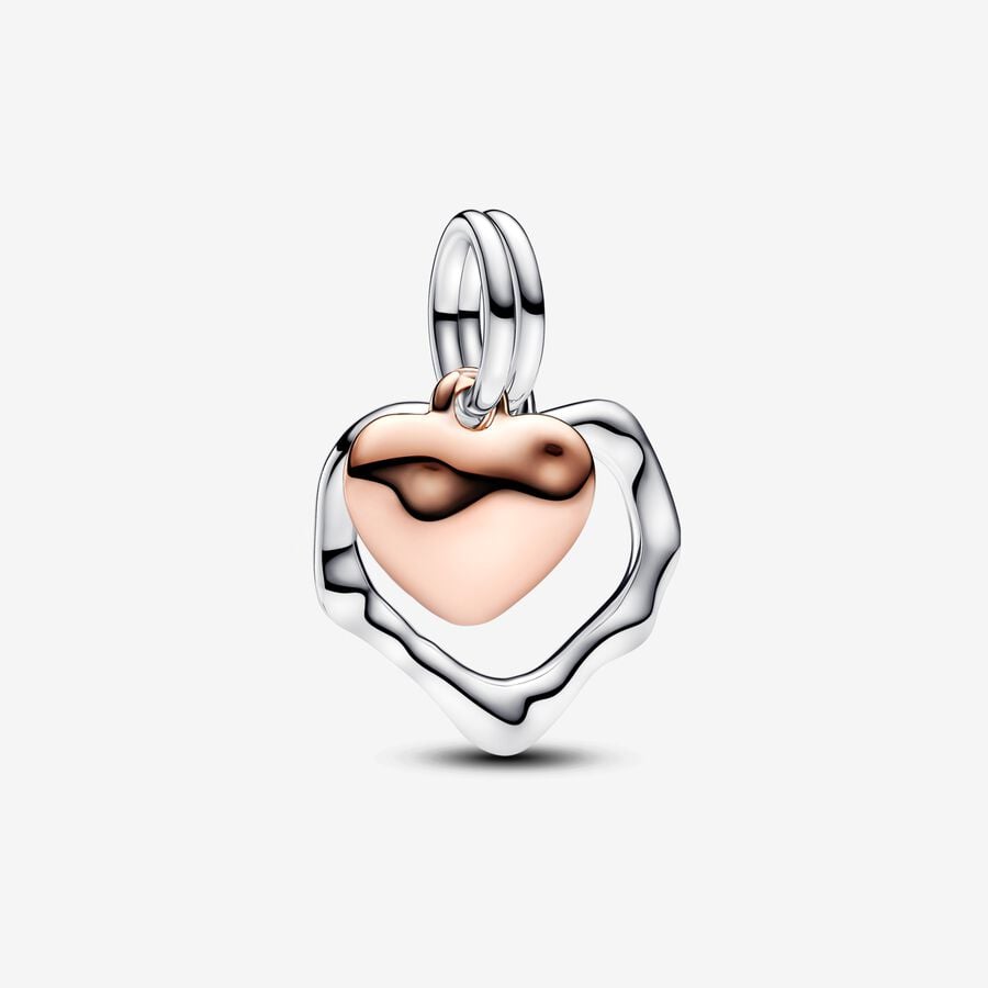 Joined Hearts Dangle Charm