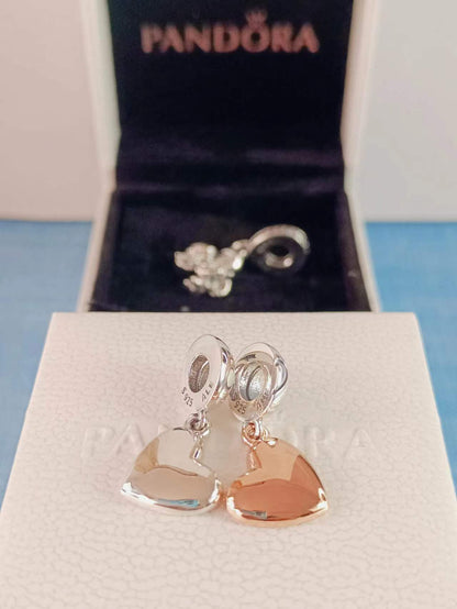 Rose Mother and Daughter Love Dangle