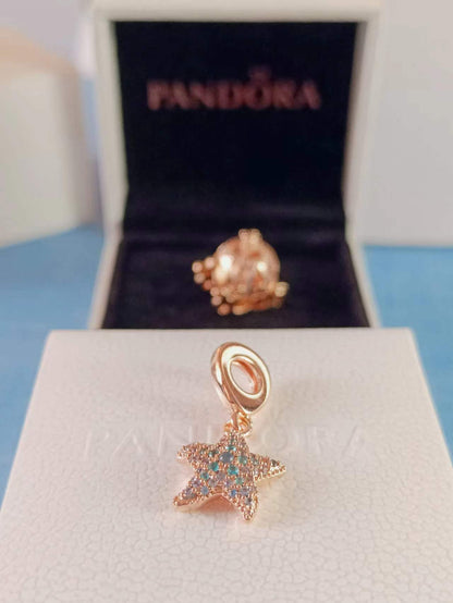 Sparkling Starfish Dangle Charm