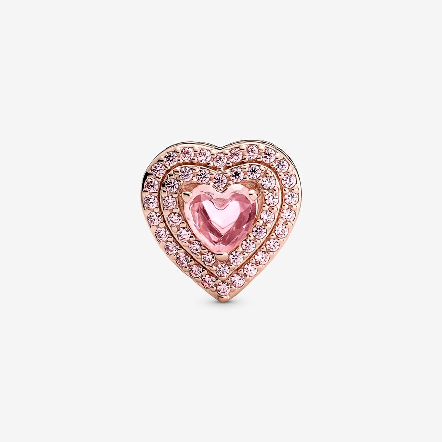 Sparkling Levelled Heart Charm