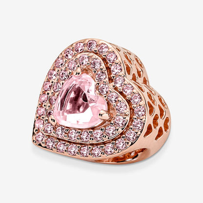 Sparkling Levelled Heart Charm