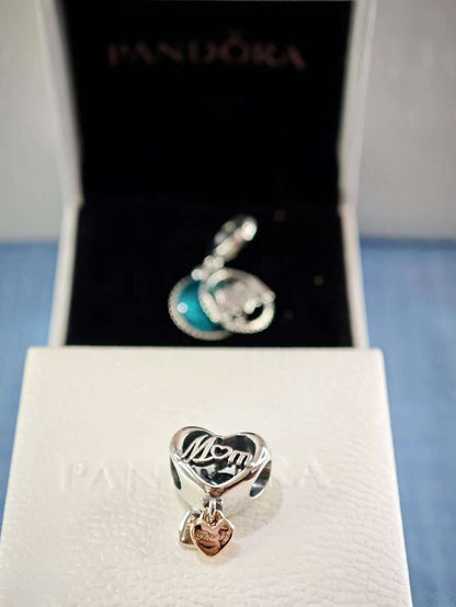 Rose Thank You Mom Charm