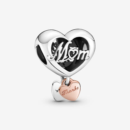Rose Thank You Mom Charm