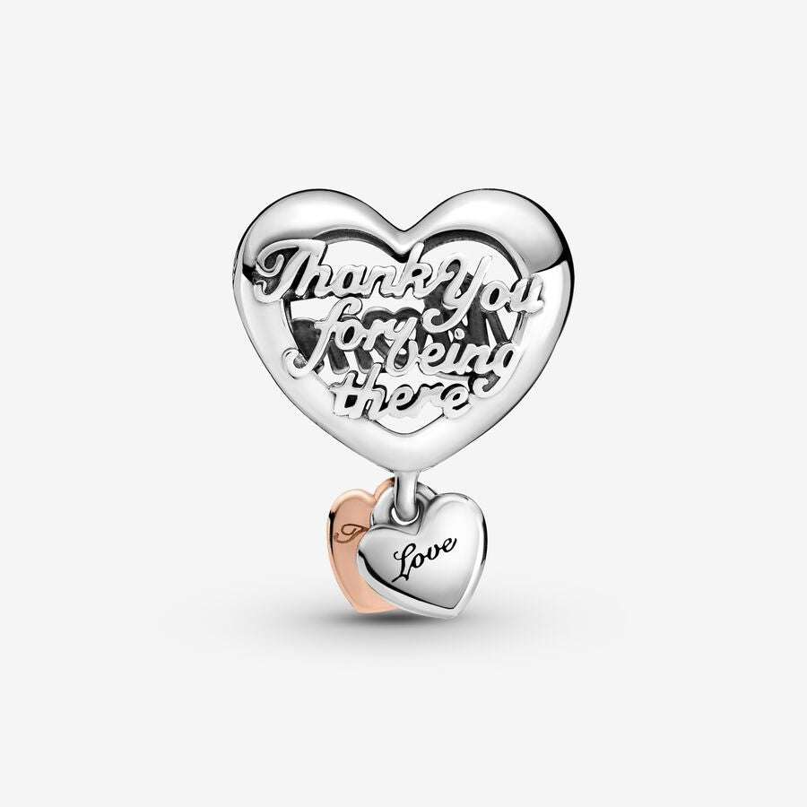 Rose Thank You Mom Charm