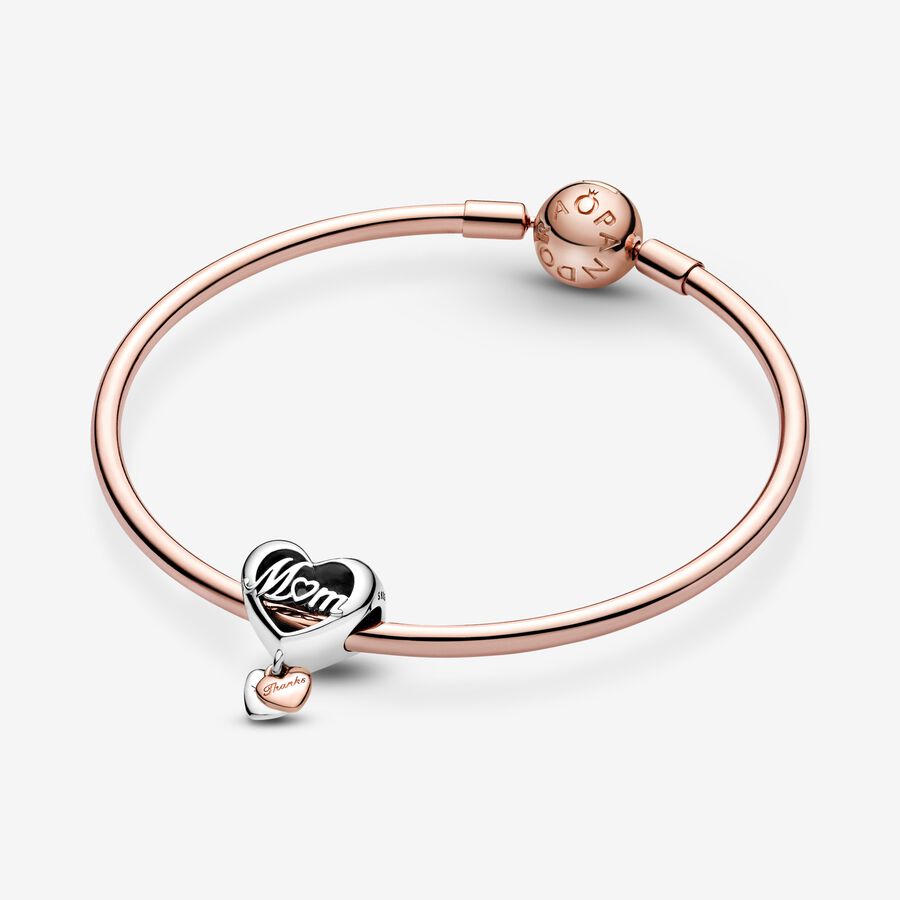 Rose Thank You Mom Charm