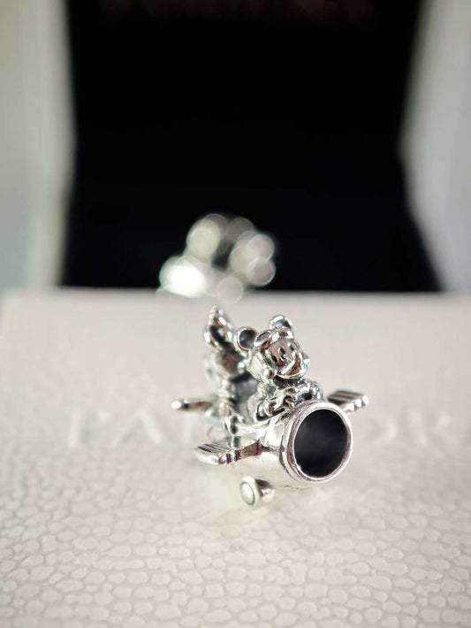 Disney Mickey Mouse & Minnie Mouse Airplane Charm