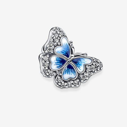 Blue Butterfly Sparkling Charm