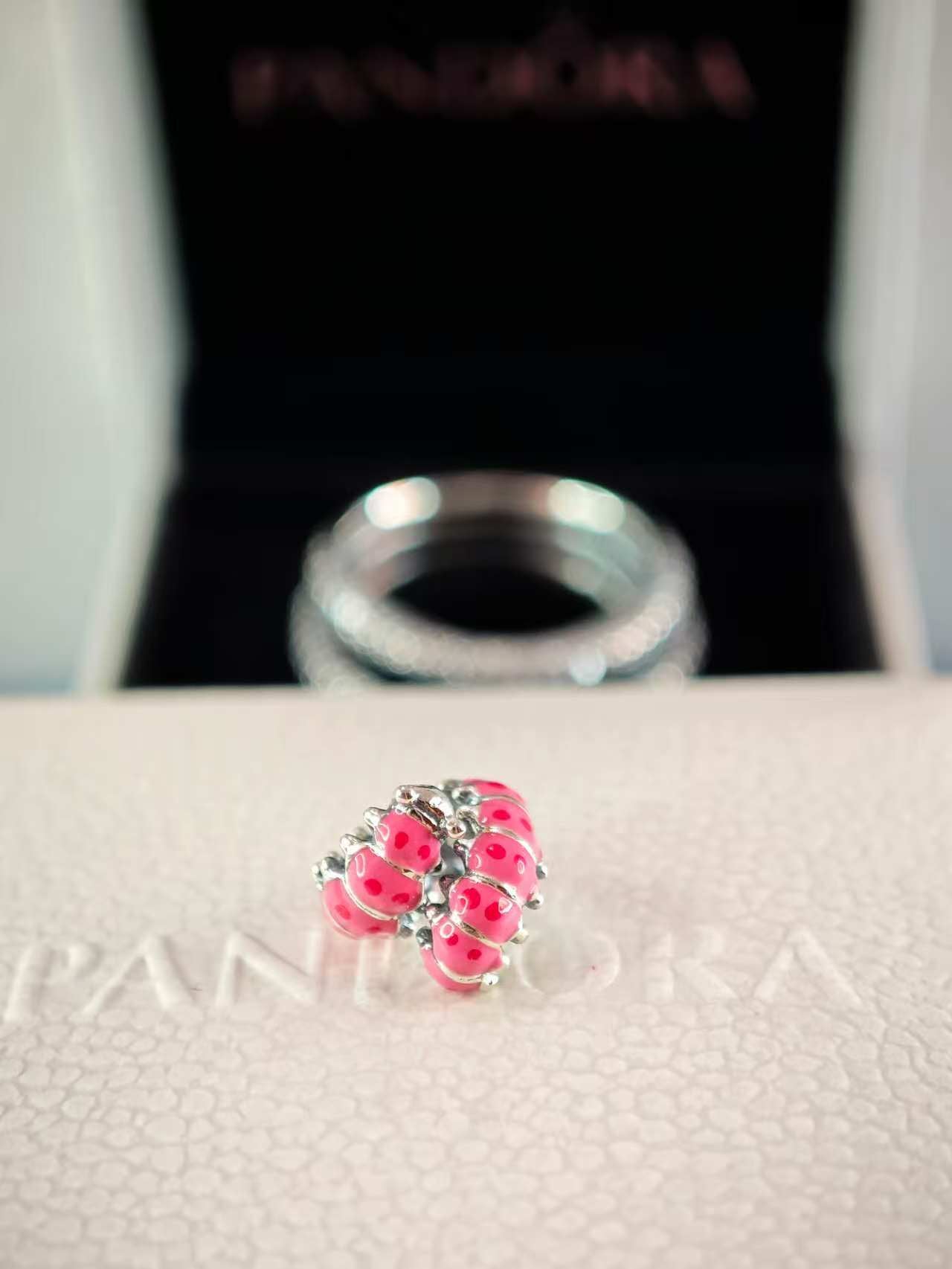 Cute Curled Caterpillar Charm