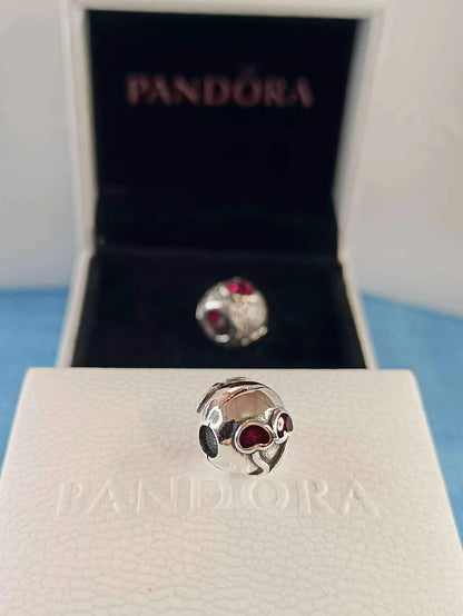 Cherries Red Enamel Clip Charm