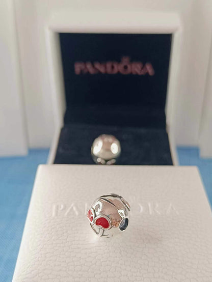 Cherries Red Enamel Clip Charm