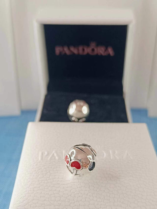 Cherries Red Enamel Clip Charm