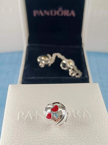 Cherries Red Enamel Clip Charm