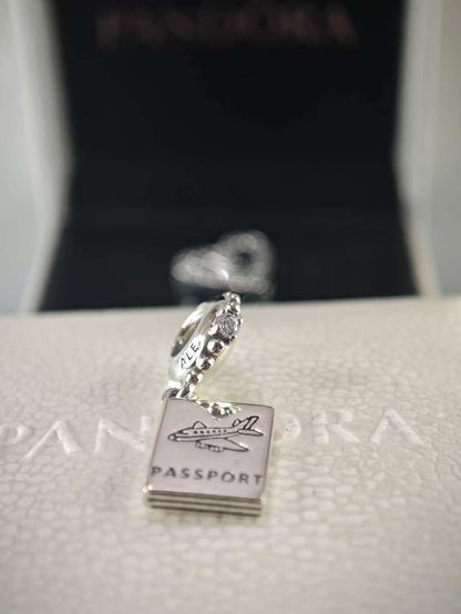 Passport Travel Dangle Charm