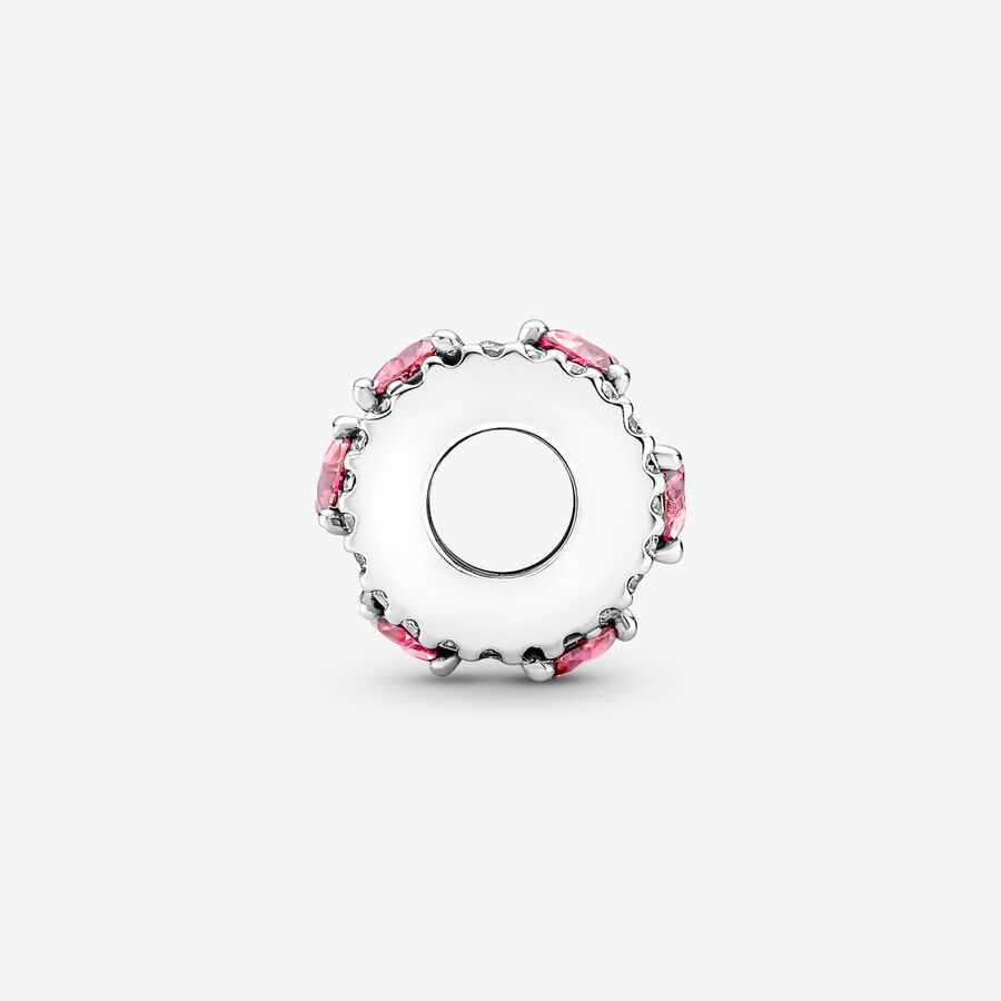 Sparkling Triple Halo Hearts Charm