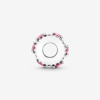 Sparkling Triple Halo Hearts Charm