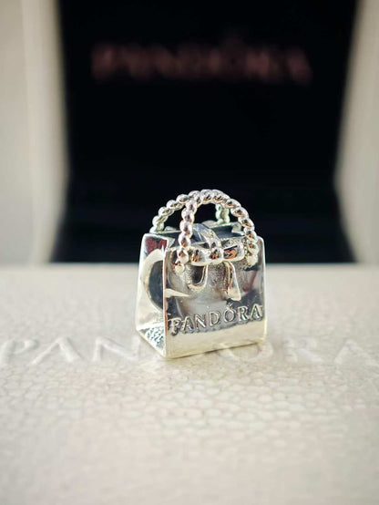 Shopping Bow Bag Charm
