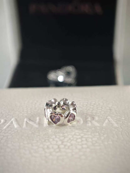 Space in My Heart with Salmon Zirconia