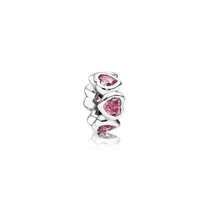 Space in My Heart with Salmon Zirconia