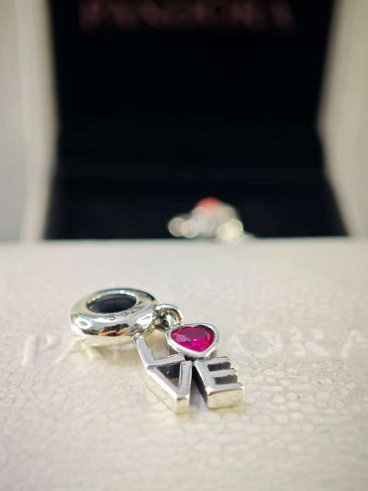 LOVE Dangle Bead