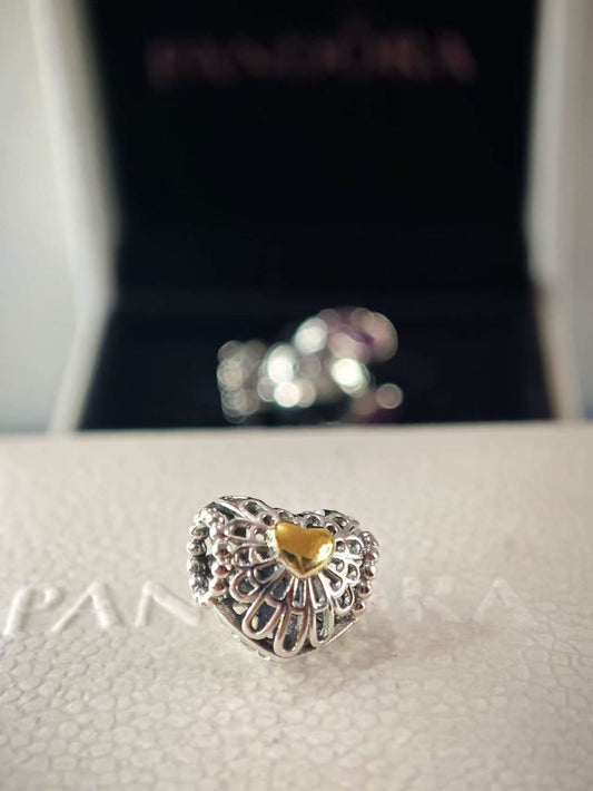 Limited Edition Vintage Heart Charm