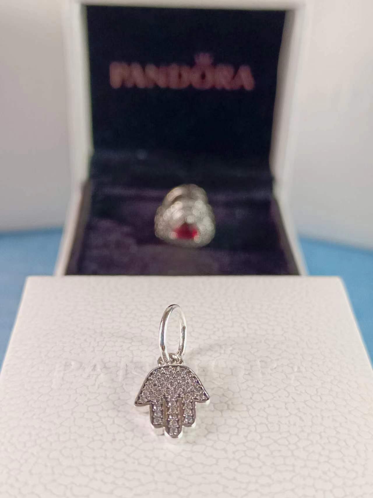 Symbol of Protection Hamsa Hand Dangle Charm