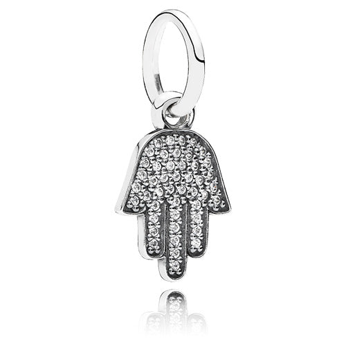 Symbol of Protection Hamsa Hand Dangle Charm