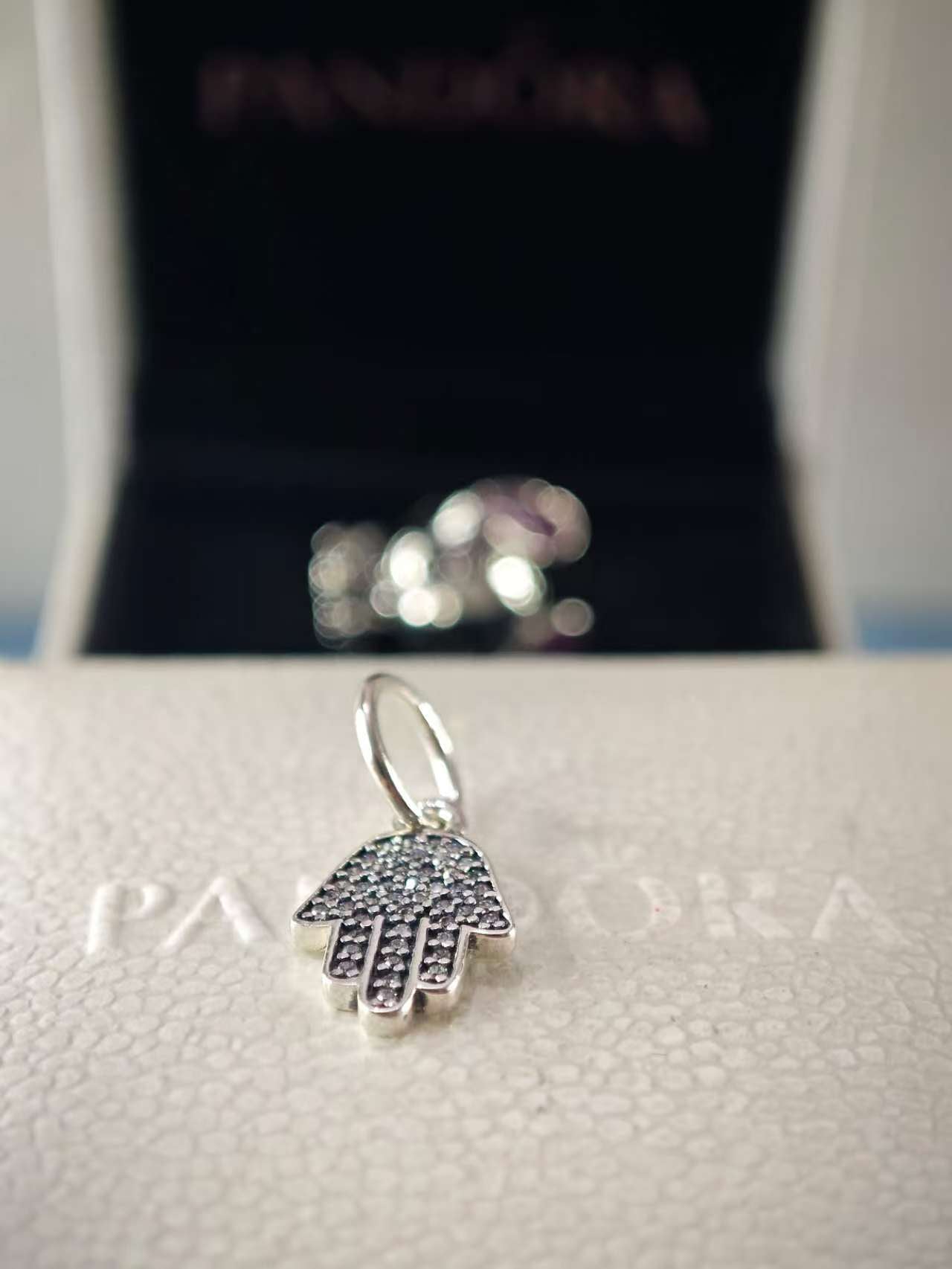 Symbol of Protection Hamsa Hand Dangle Charm
