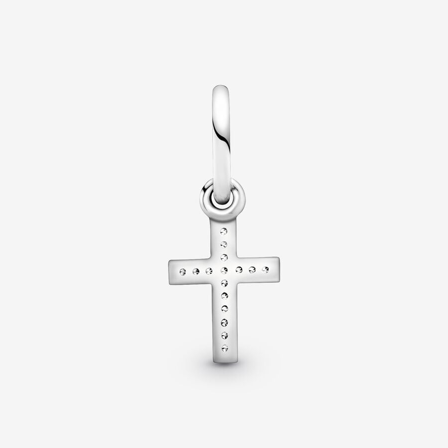 Sparkling Cross Dangle Charm