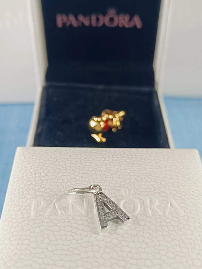 Alphabet Letter A Dangle Charm