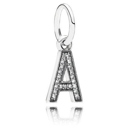 Alphabet Letter A Dangle Charm