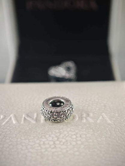 Clear Sparkle Spacer Charm