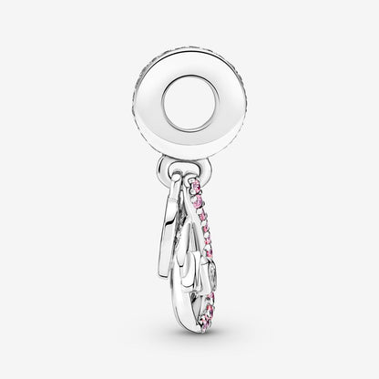 Mom Infinity Double Dangle Charm