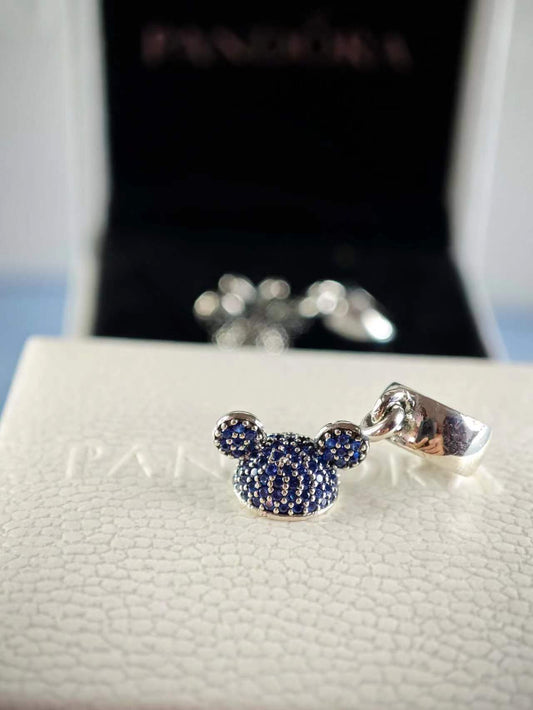 Disney Mickey Mouse Sparkling Ear Hat Black Charm