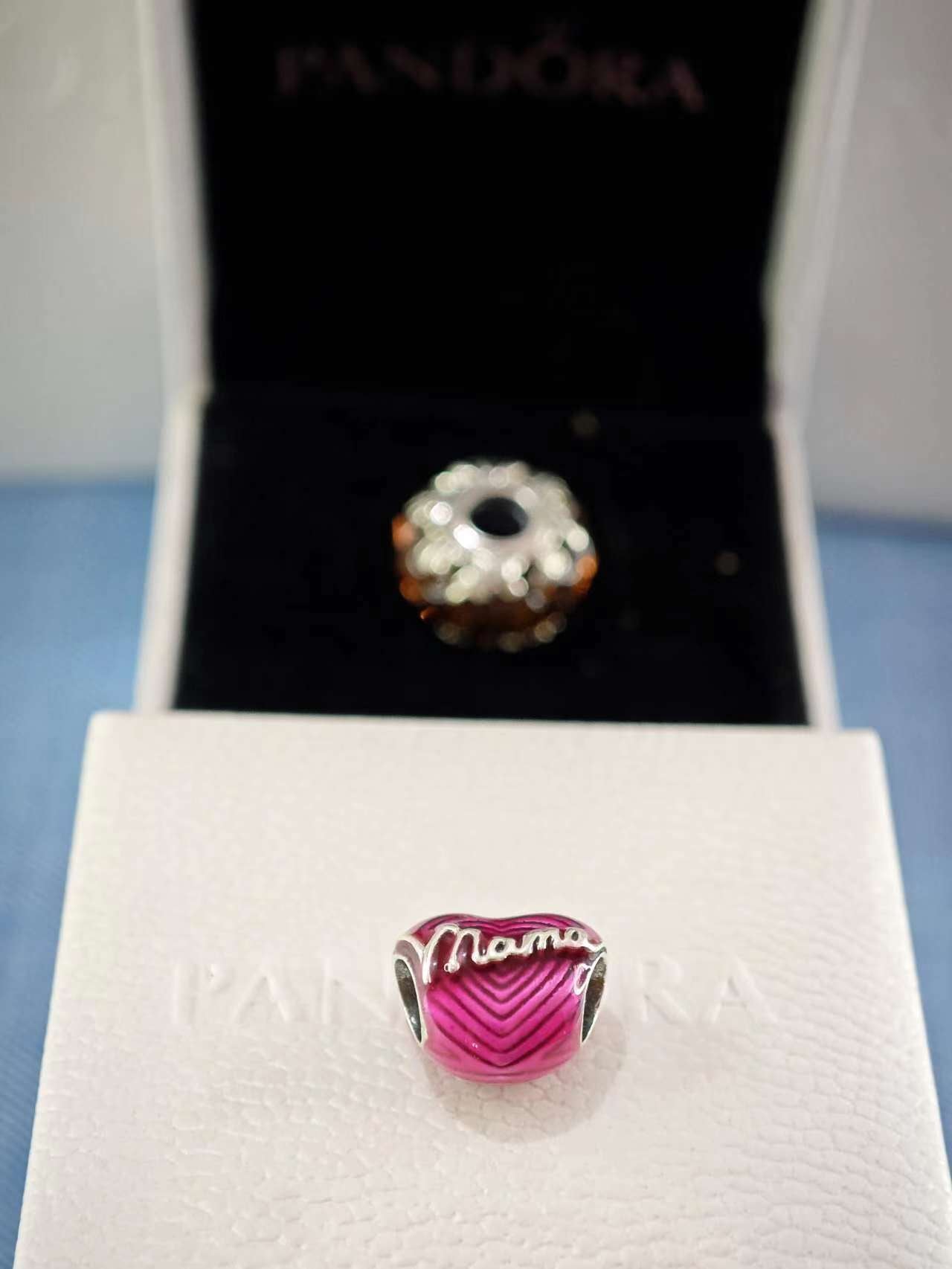 Radiating Love Mama Heart Charm