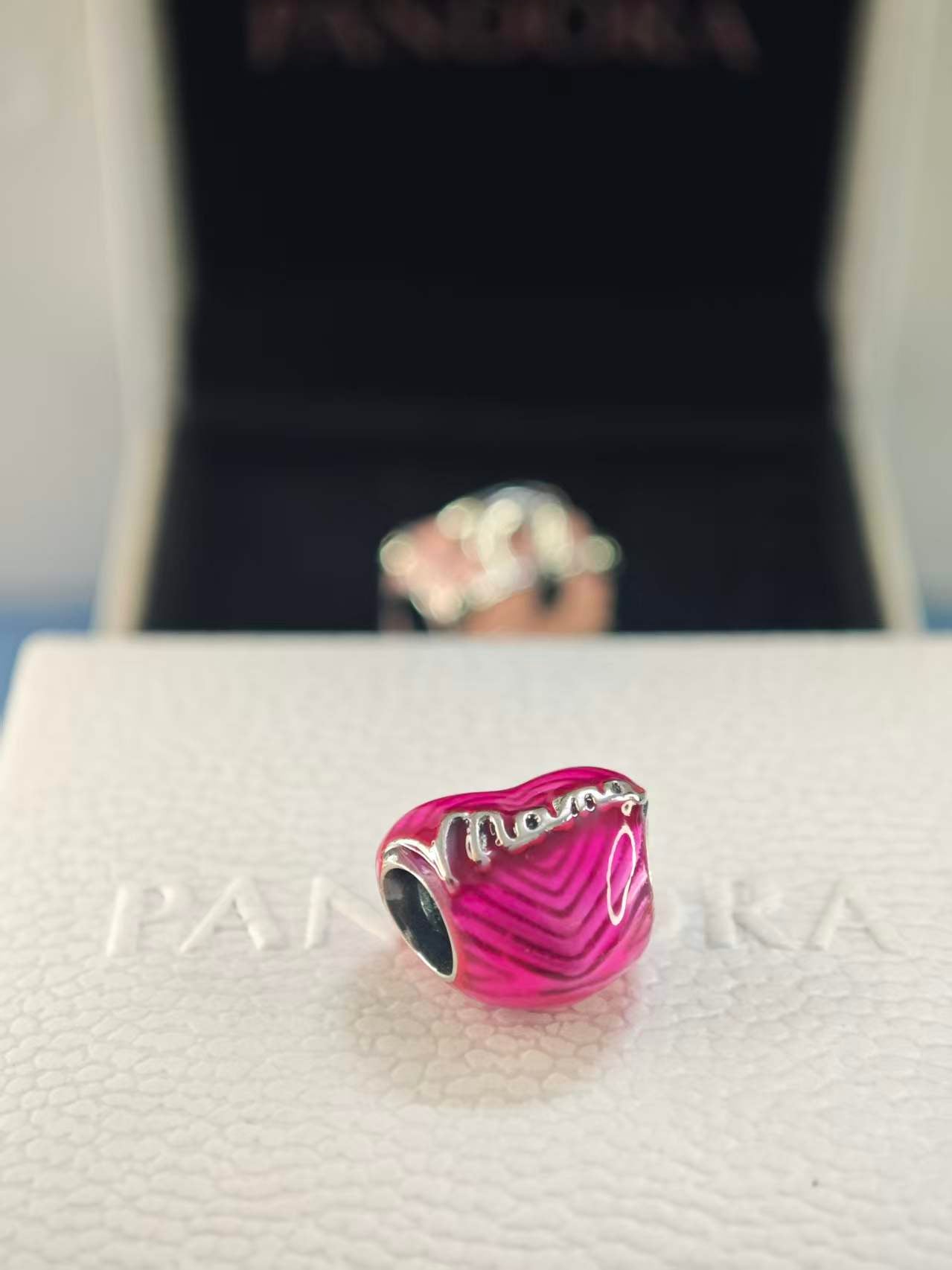 Radiating Love Mama Heart Charm
