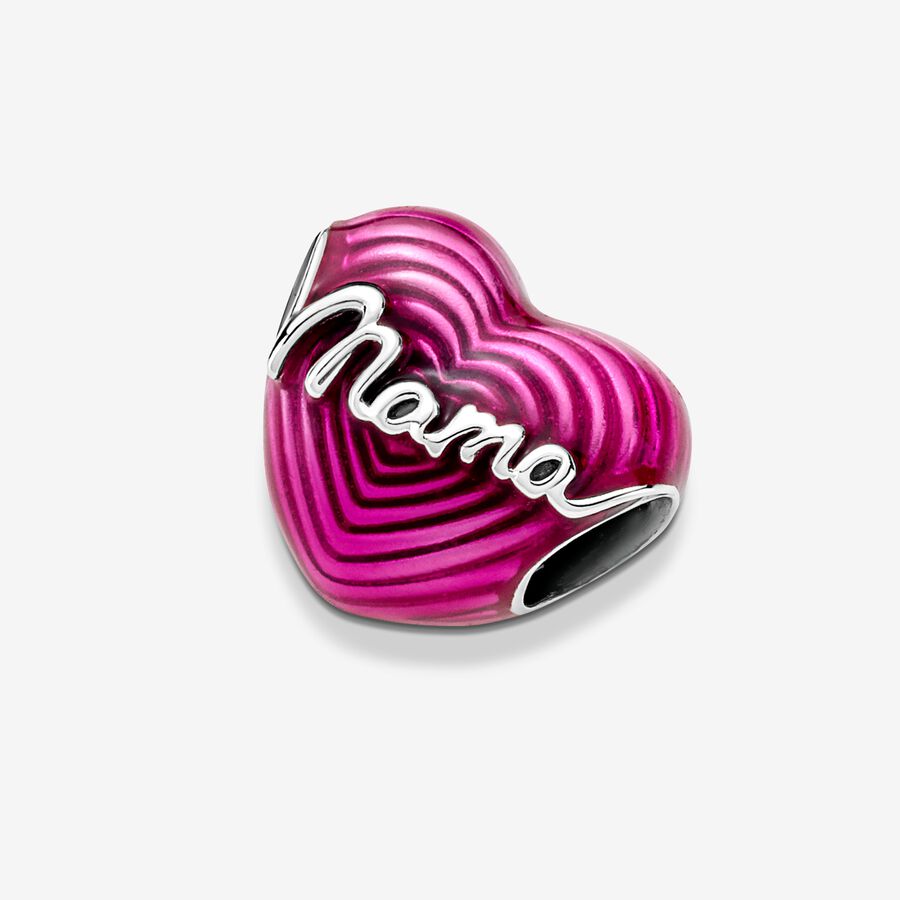 Radiating Love Mama Heart Charm