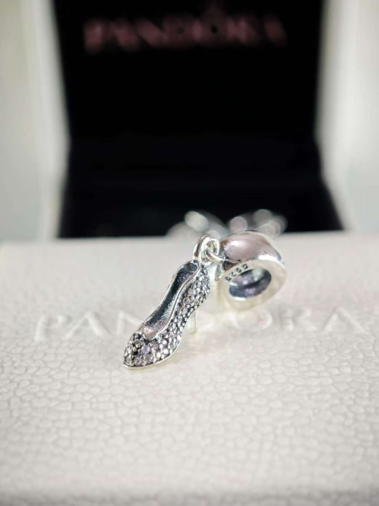Sparkling Stiletto Dangle Charm